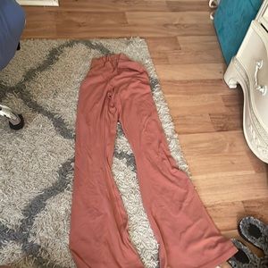 Aerie crossover flare leggings